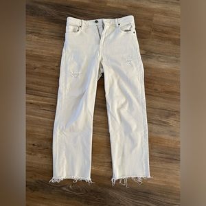 Carly Jean Los Angeles Sea Salt high rise Chrissy jeans CJLA size 3